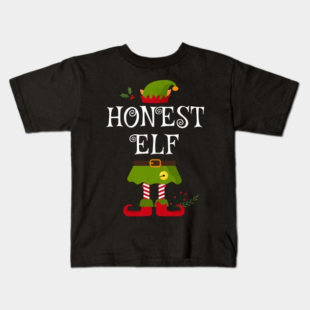 Honest Elf Shirt , Family Matching Group Christmas Shirt, Matching T Shirt for Family, Family Reunion Shirts Kids T-Shirt by bkls